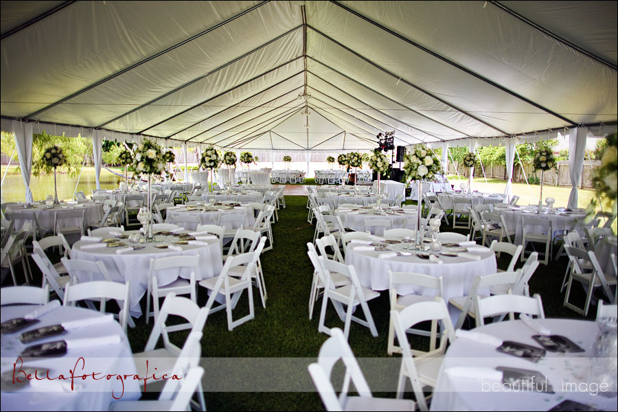 outdoor nederland backyard wedding reception tent The large white tent 