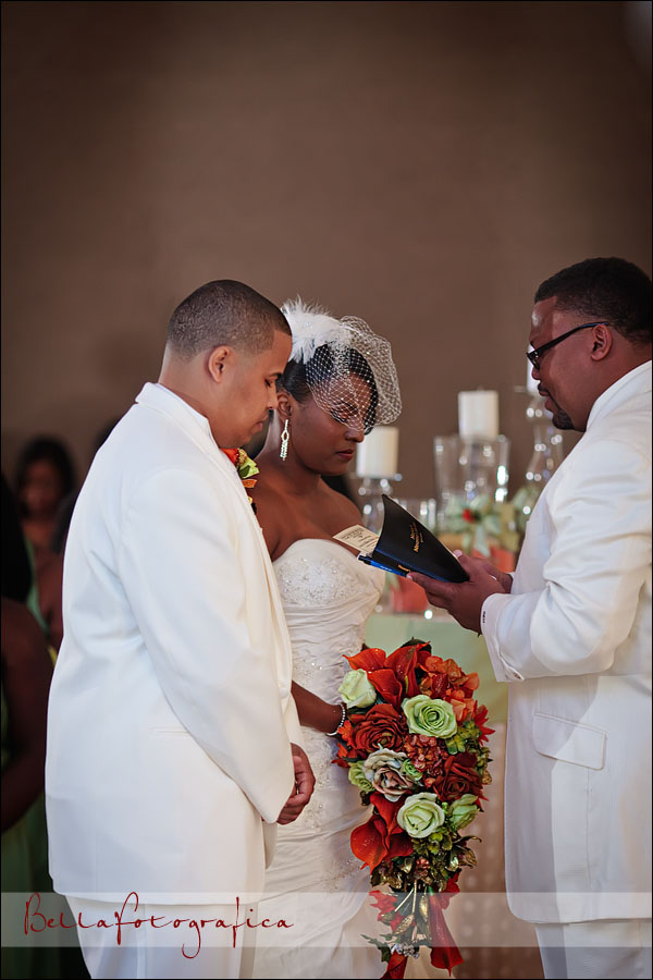 groom bride chaplain