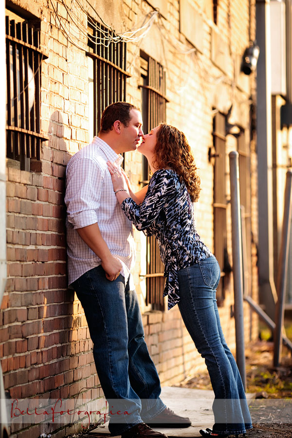 Engagement Photo downtown Beaumont Texas