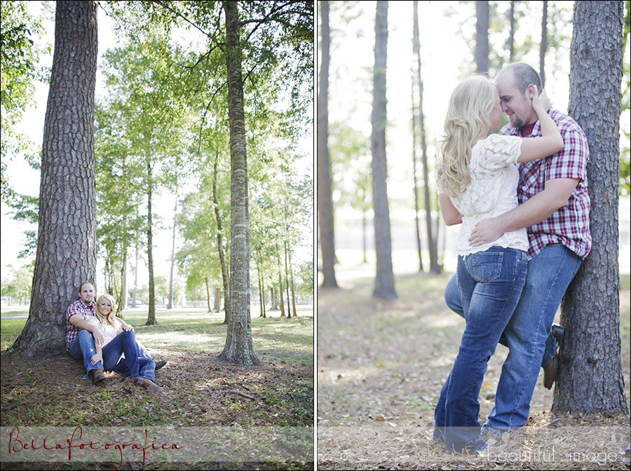 beaumont outdoor engagement photos