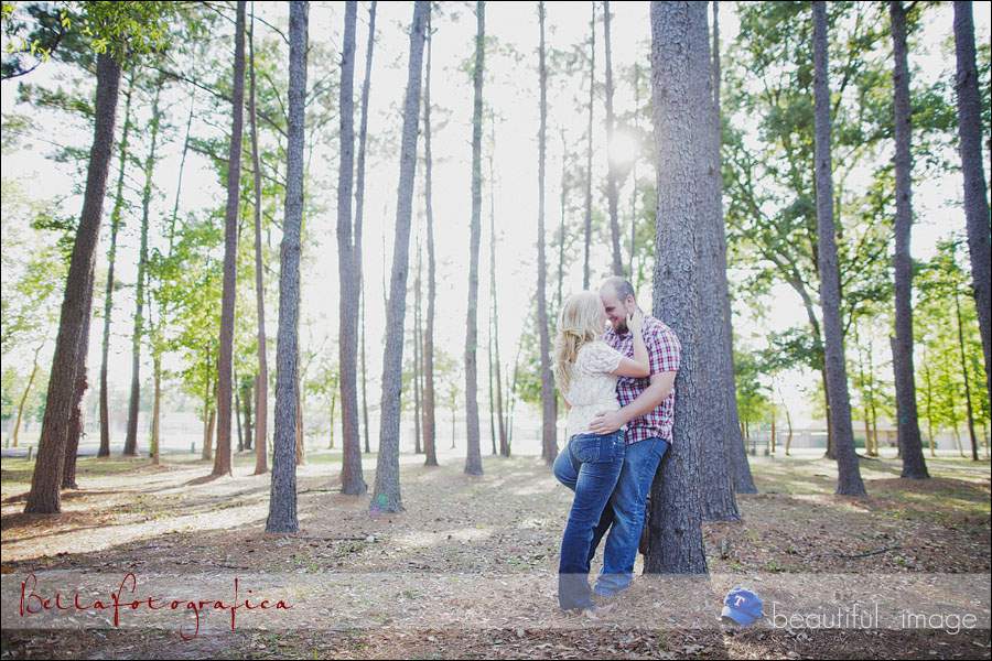 beaumont outdoor engagement photos