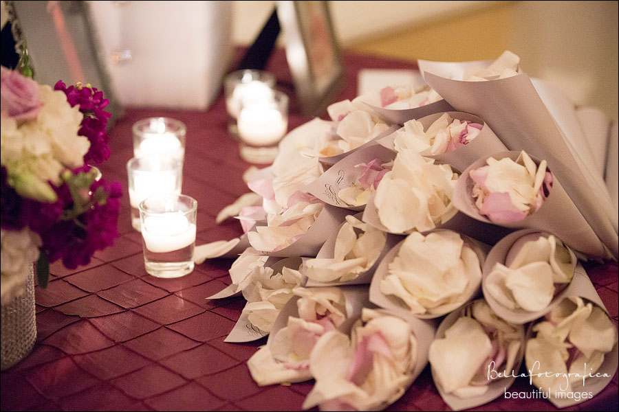 rose petals for throwing on the bride and groom