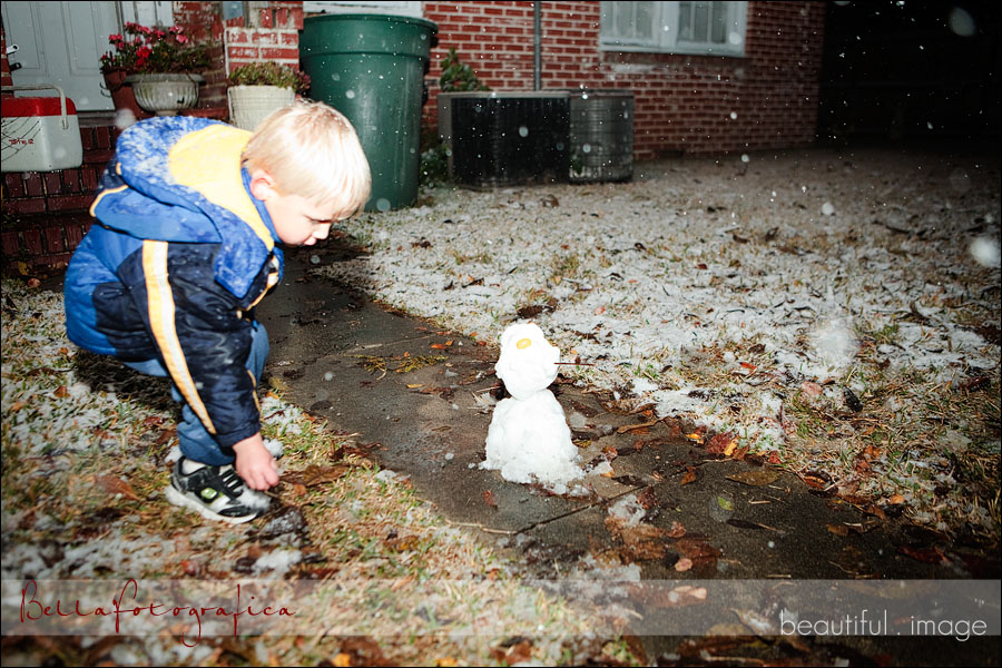 David and the Snowman